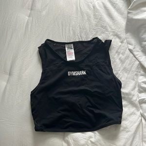 Gymshark crop top mesh back